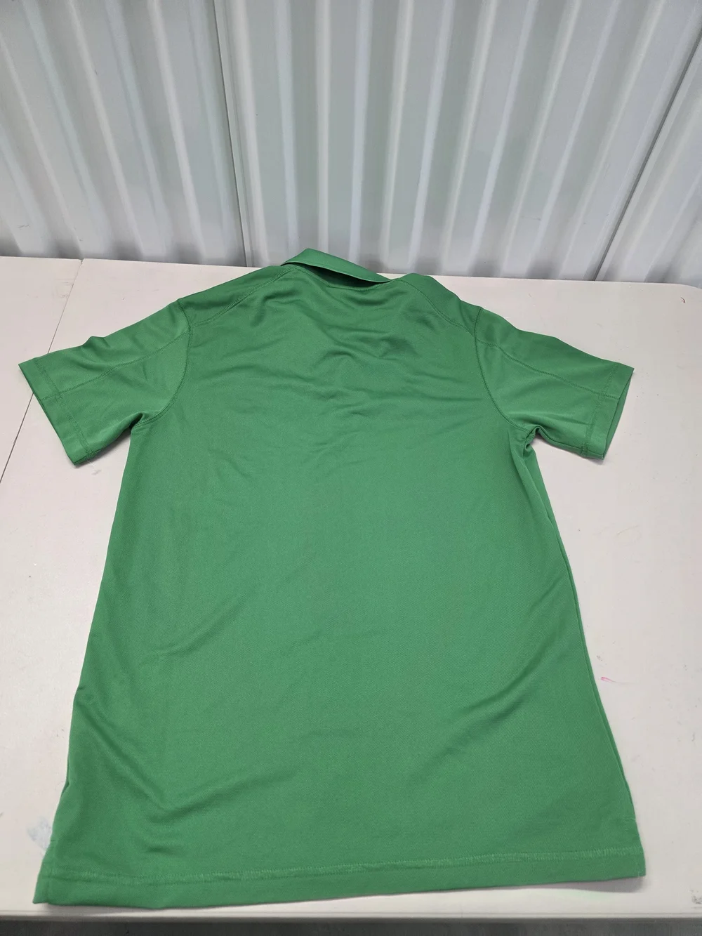 Jordan Dri-FIT Men's Green Solid Logo Polo Shirt Short Sleeve Size Small